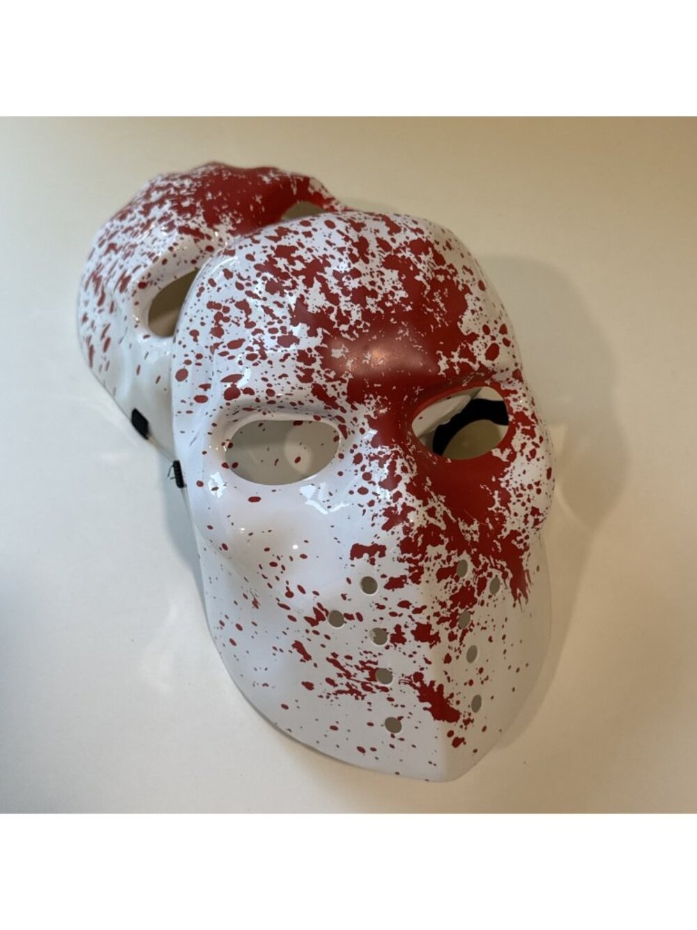 Lot Of 2 Spirit Halloween Ice Rink Raider Masks